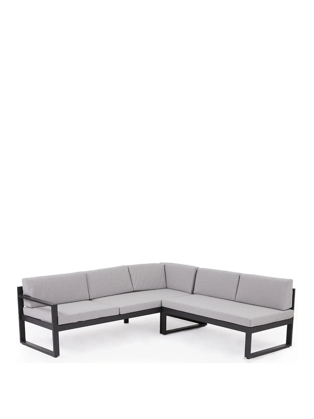 Cuba Corner L-Shape Dining Set with Lift-Up Table Grey Stylish Outdoor Furniture - Image 3