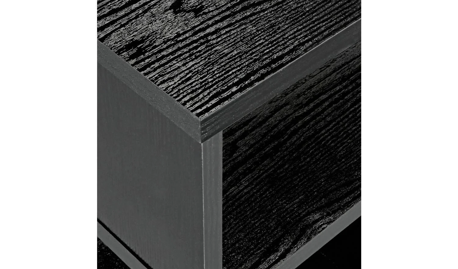 Cubes Short Shallow Shelving Unit - Black - Image 6