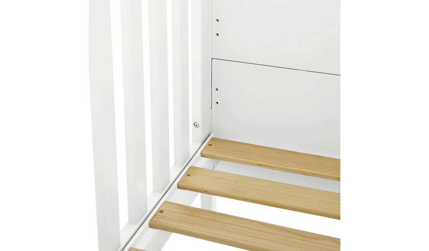 Cuggl Canterbury Nursery Cot Bed White Stylish Kids Bedroom Furniture - Image 5