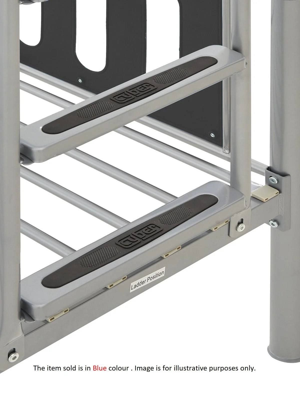 Cyber Metal Bunk Bed Splits 2 Single Beds Blue Kids Childrens Bedroom UK - Image 3