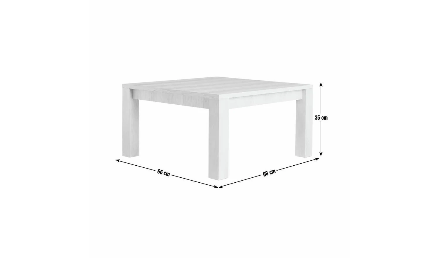 Cyril Coffee Table Natural Scandinavian Style Easy Assembly - Image 2