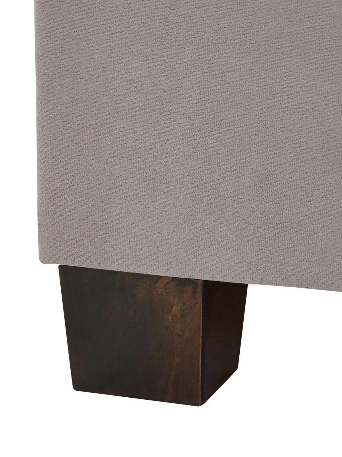 Dakota Velvet Ottoman Storage Bed King Grey Spacious and Stylish Bed Solution - Image 6