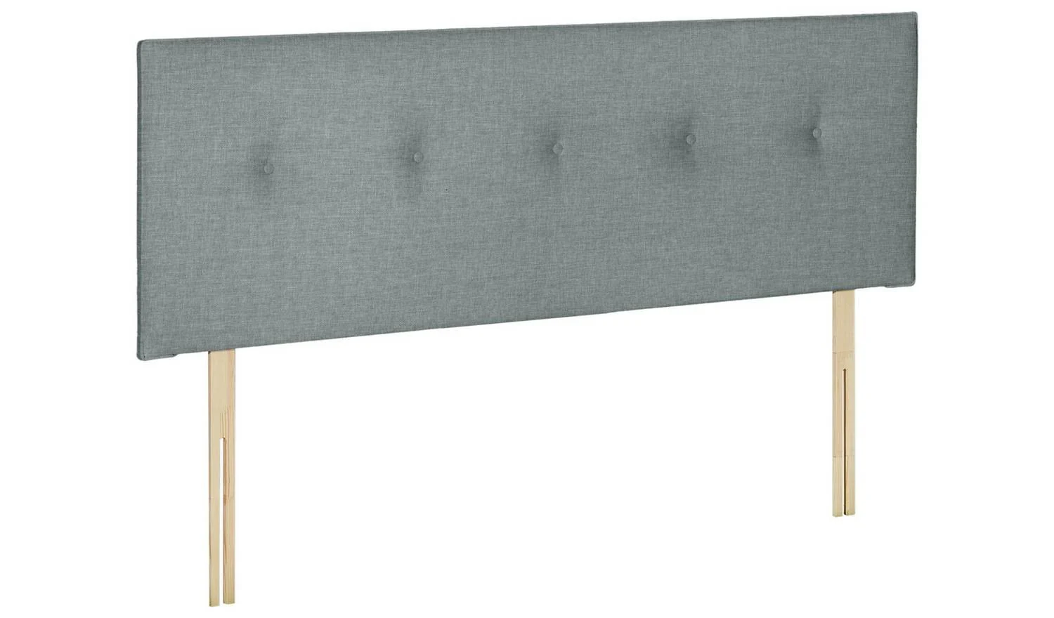 Dalham Fabric Kingsize Headboard Grey Stylish Comfortable Bed Decor for Any Room - Image 3
