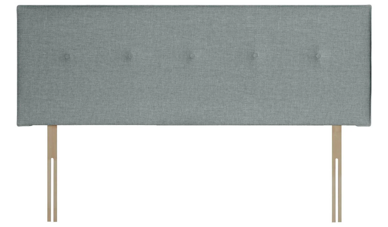 Dalham Fabric Kingsize Headboard Grey Stylish Comfortable Bed Decor for Any Room - Image 5