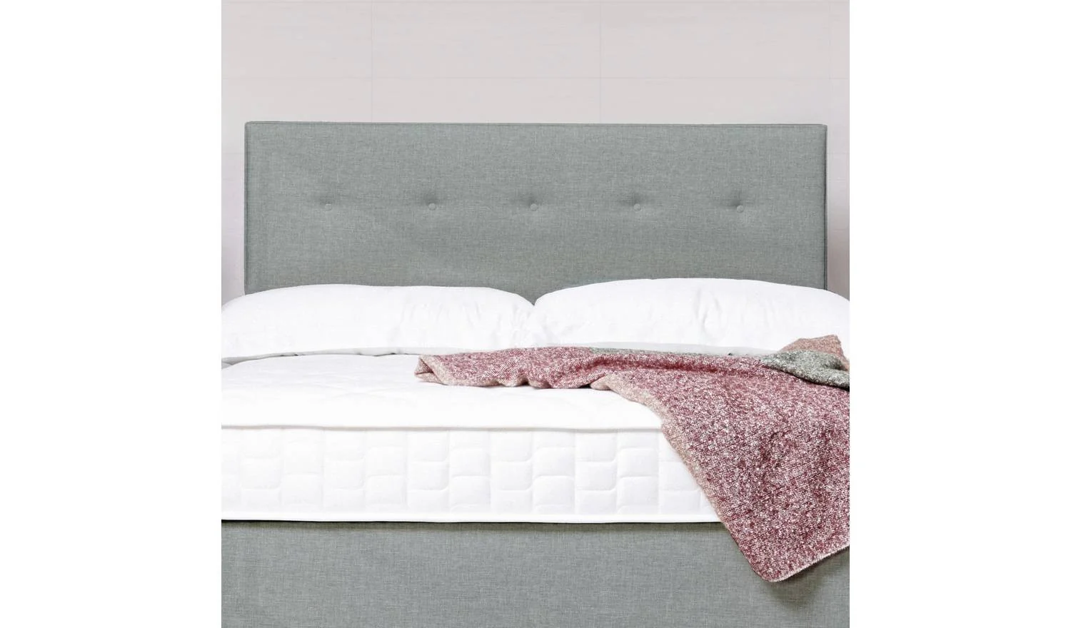 Dalham Fabric Kingsize Headboard Grey Stylish Comfortable Bed Decor for Any Room - Image 6