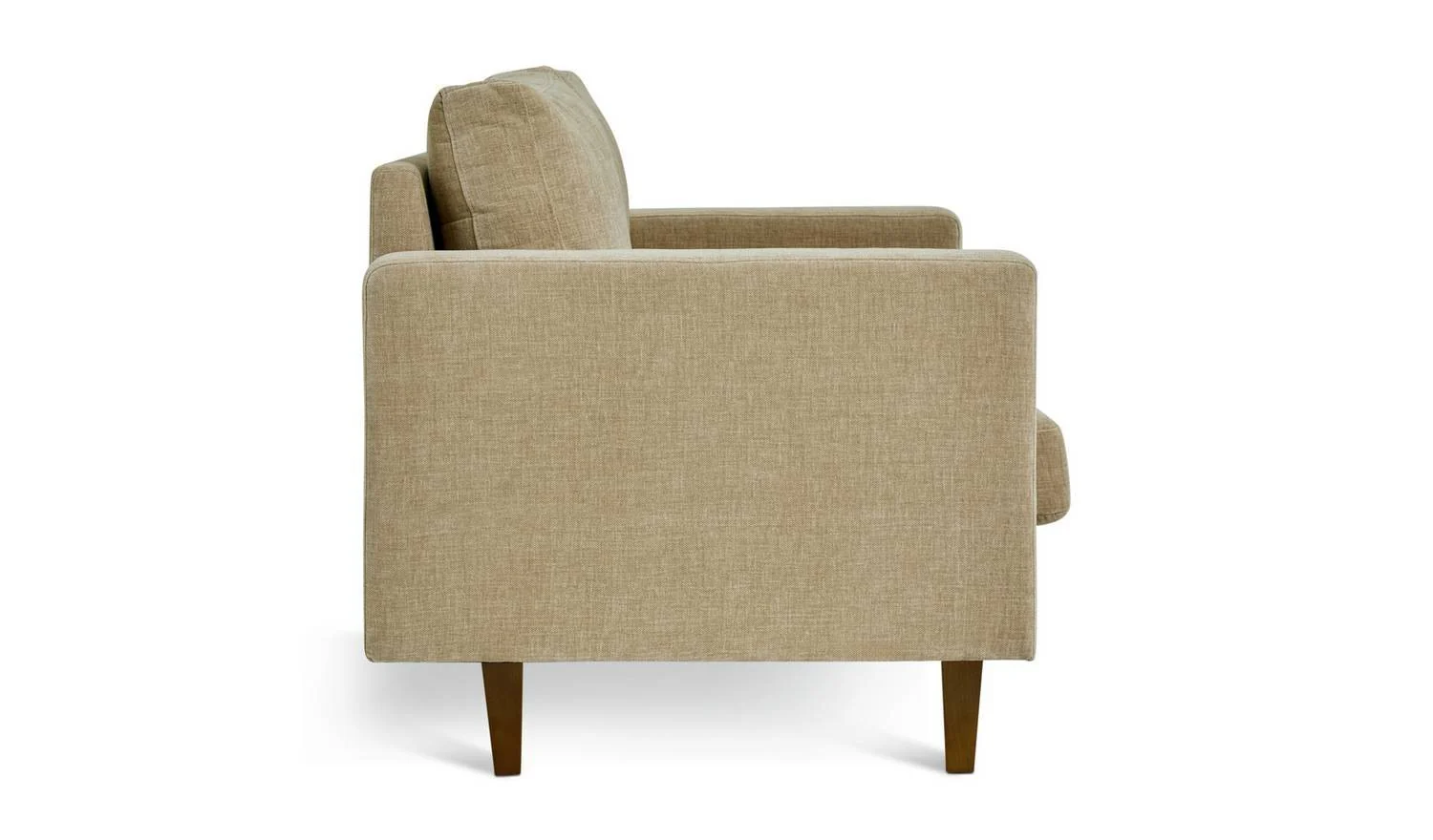 Della Fabric 2 Seater Sofa Natural Modern Living Room Furniture Comfort - Image 5