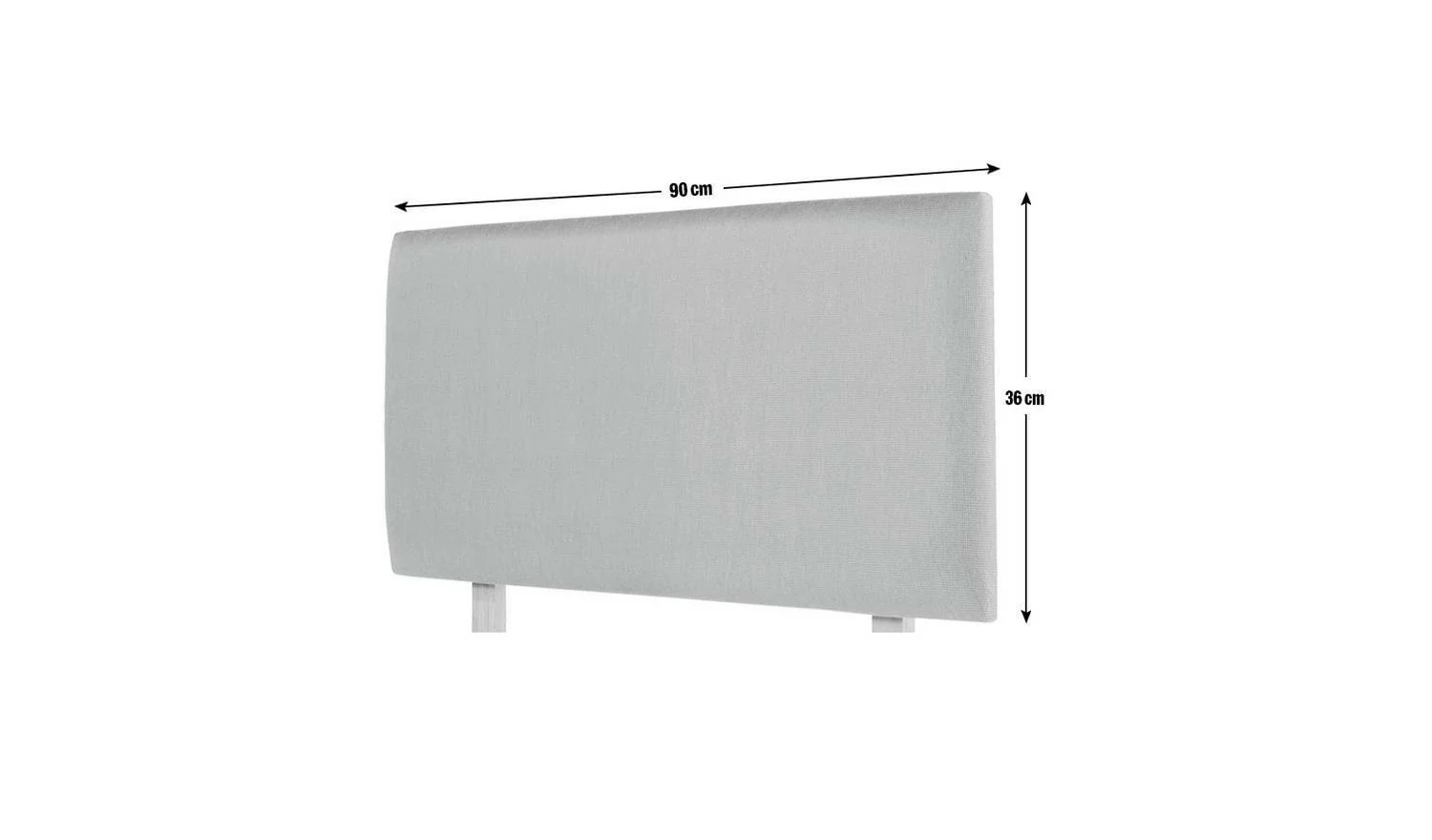 Devon Single Headboard Grey Stylish Comfortable Bed Decor for Any Room - Image 5