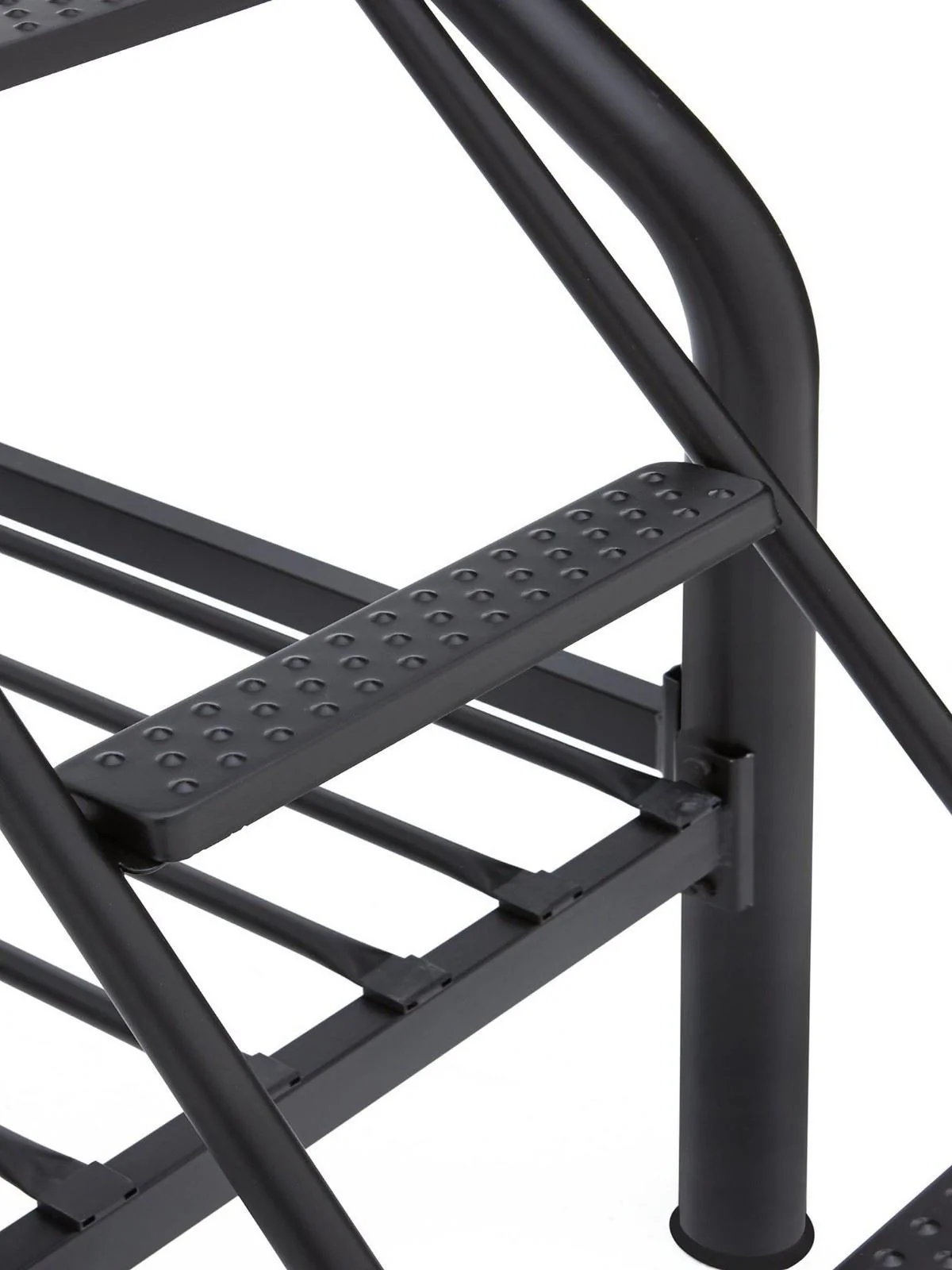 Domino Metal Trio Bunk Bed Frame Black Sleek and Space-Saving Bedroom Furniture - Image 3