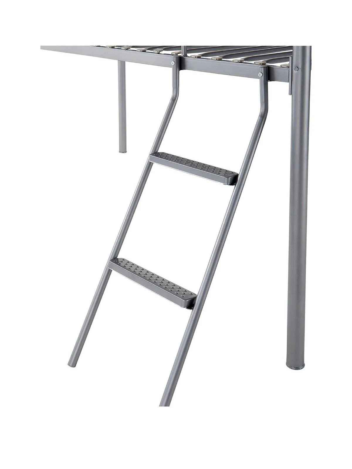 Domino Mid Sleeper Bed Silver Kids Childrens Single Space Saving Bed UK - Image 3