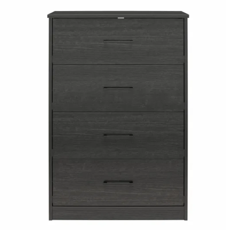 Dorel BrEZ Build Pearce Dresser 4 drawer Black Oak - Image 2