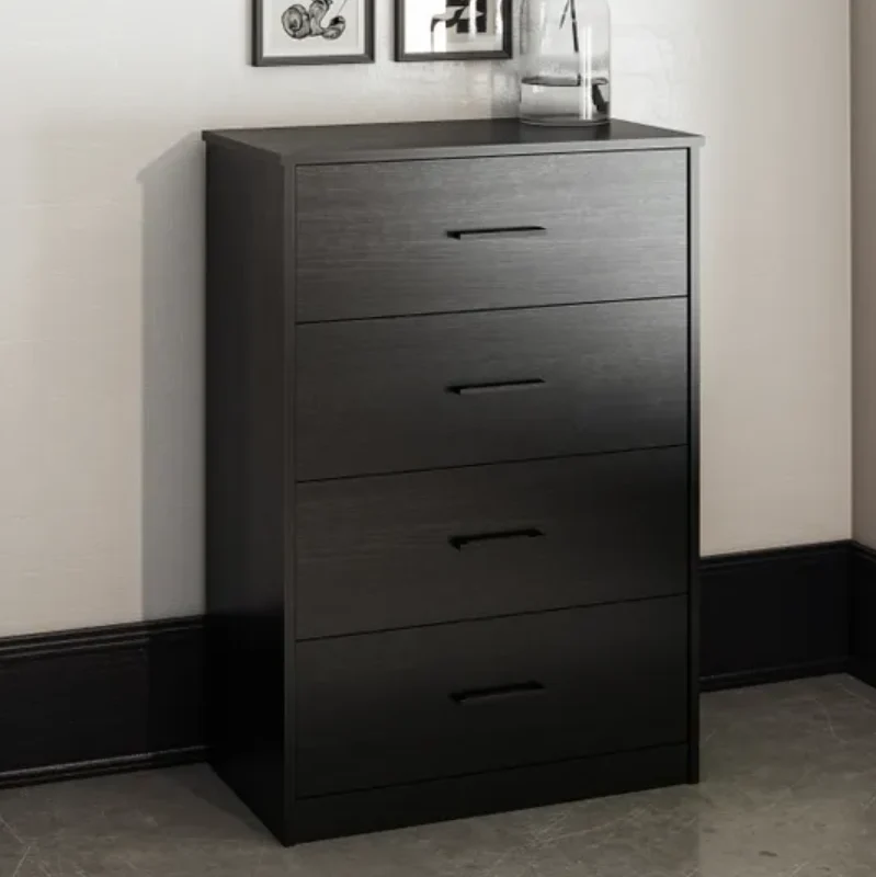 Dorel BrEZ Build Pearce Dresser 4 drawer Black Oak - Image 6