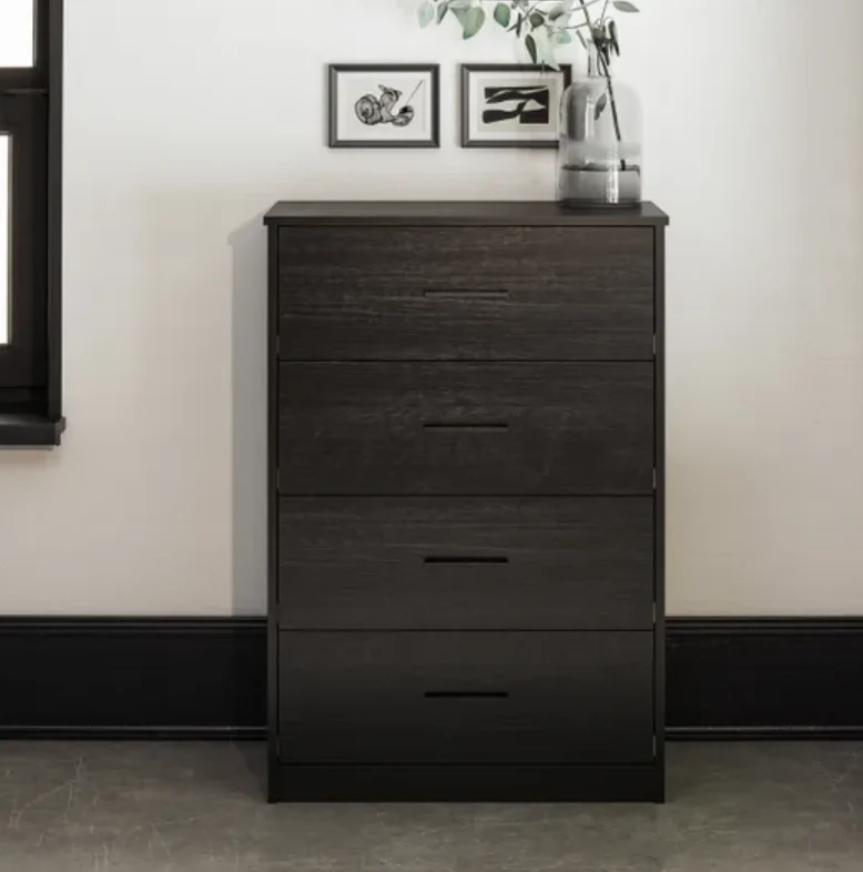 Dorel BrEZ Build Pearce Dresser 4 drawer Black Oak - Image 7