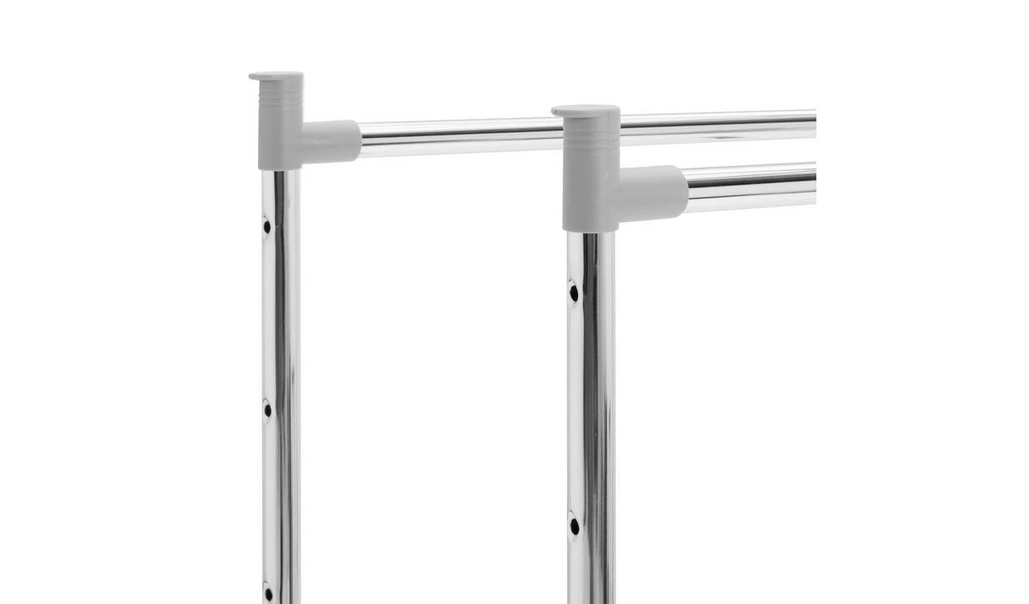 Double Clothes Rail - Grey - Image 6