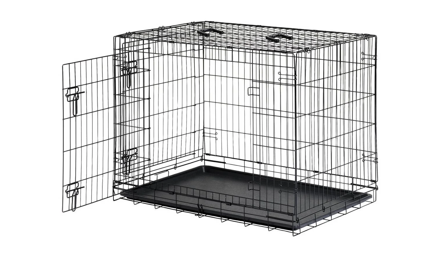 Double Door 36 inch Pet Cage Large Dog Crate Kennel Indoor Outdoor - Image 2
