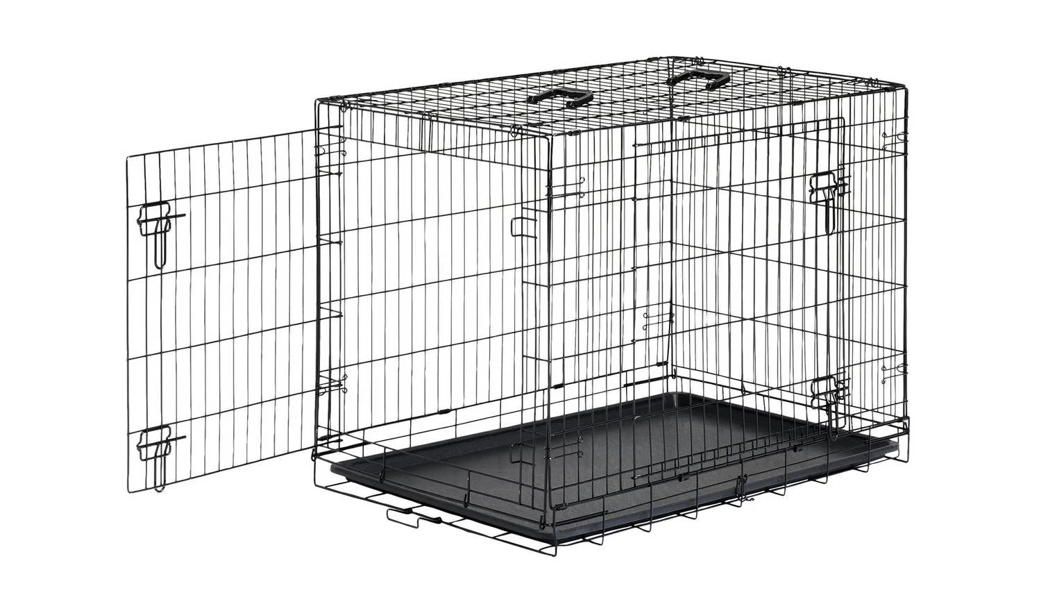 Double Door 36 inch Pet Cage Large Dog Crate Kennel Indoor Outdoor - Image 4