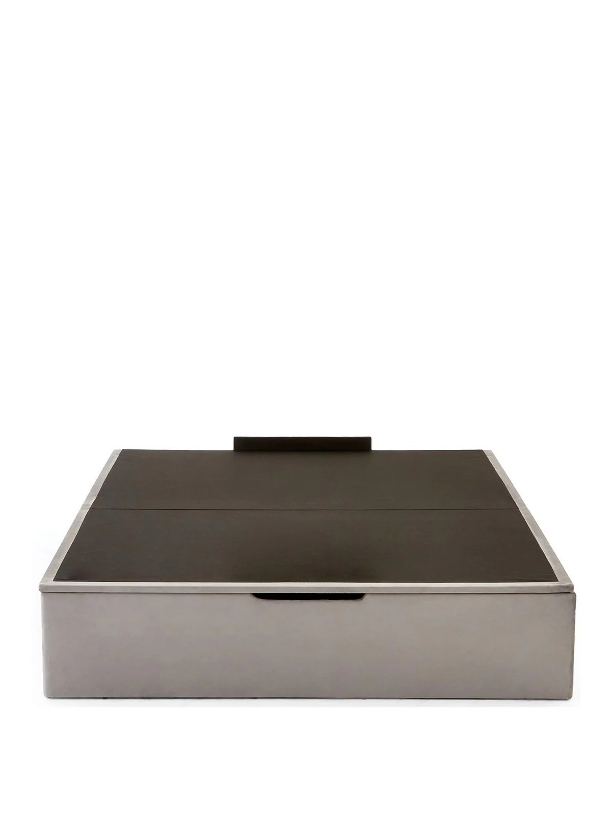 Duncan King Ottoman Bed Grey | End Lift Storage | No Mattress - Image 2