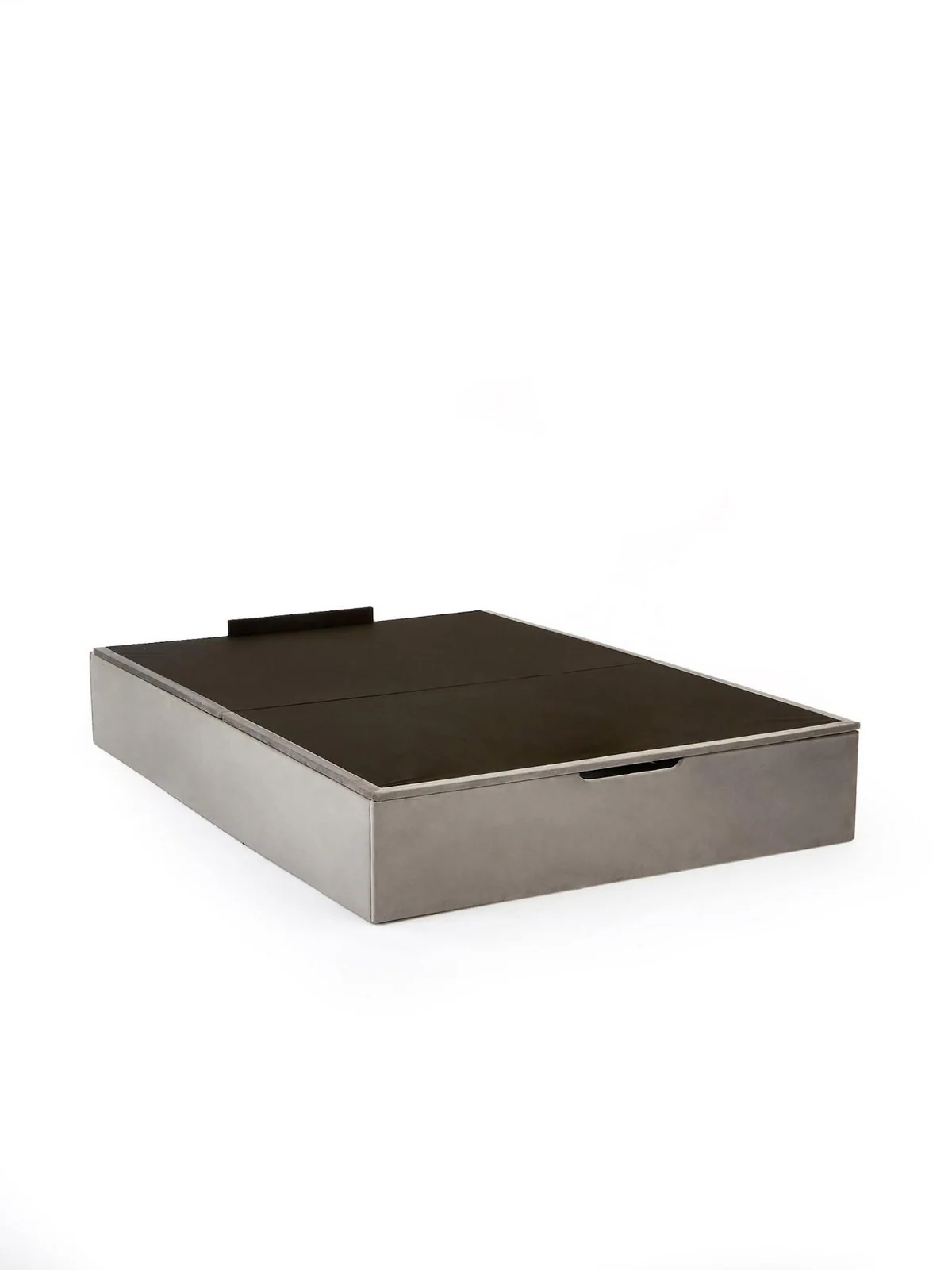 Duncan King Ottoman Bed Grey | End Lift Storage | No Mattress - Image 3