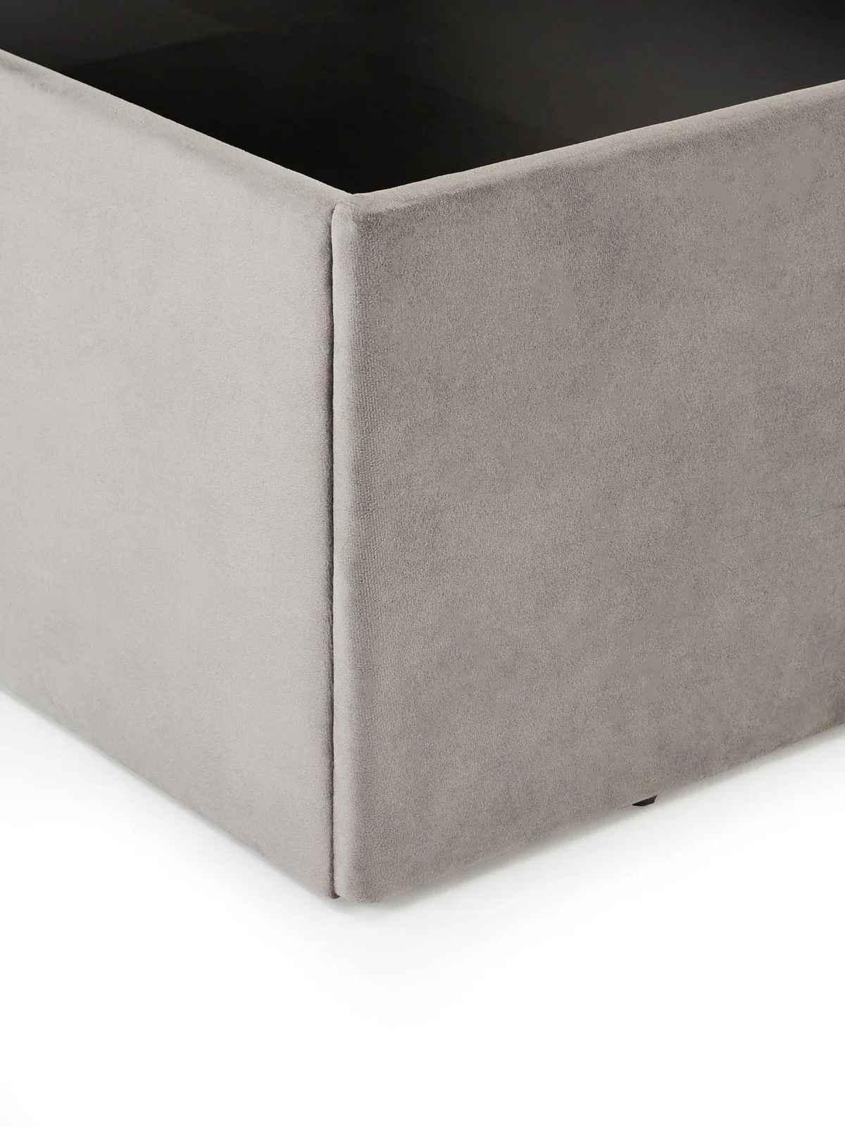 Duncan King Ottoman Bed Grey | End Lift Storage | No Mattress - Image 6