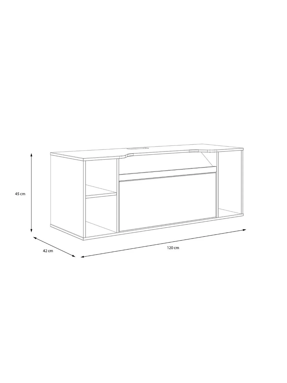 Dylan Wall Mounted Media/Gaming Unit - Black FAST DELIVERY TOP SELLER UK - Image 6
