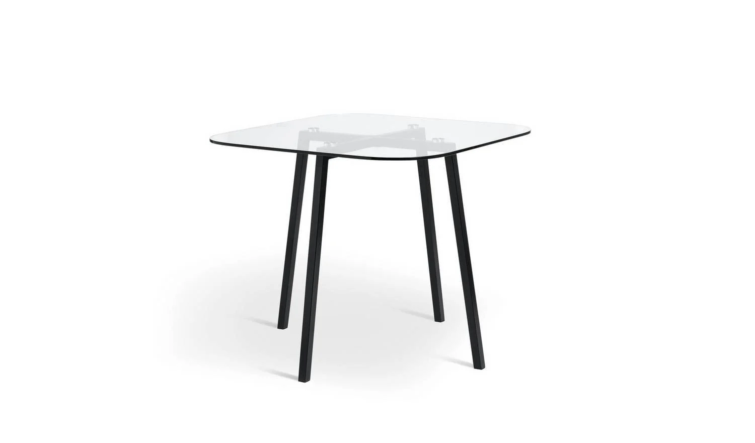 Elsie Black Dining Table & 4 Charcoal Chairs - Image 5