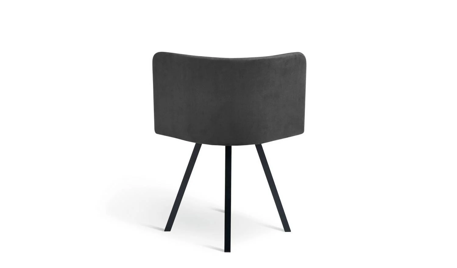 Elsie Black Dining Table & 4 Charcoal Chairs - Image 8