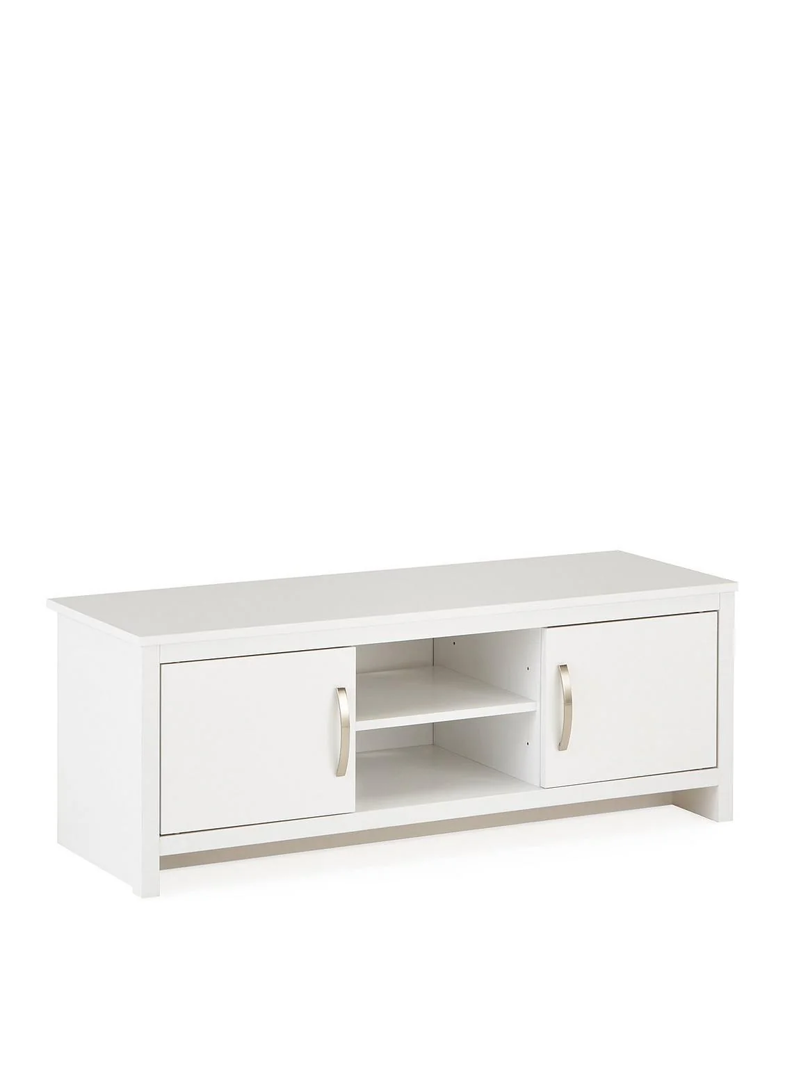 Ely 2 Piece Package 2 Door 3 Drawer Sideboard and TV Unit White Living Room - Image 4
