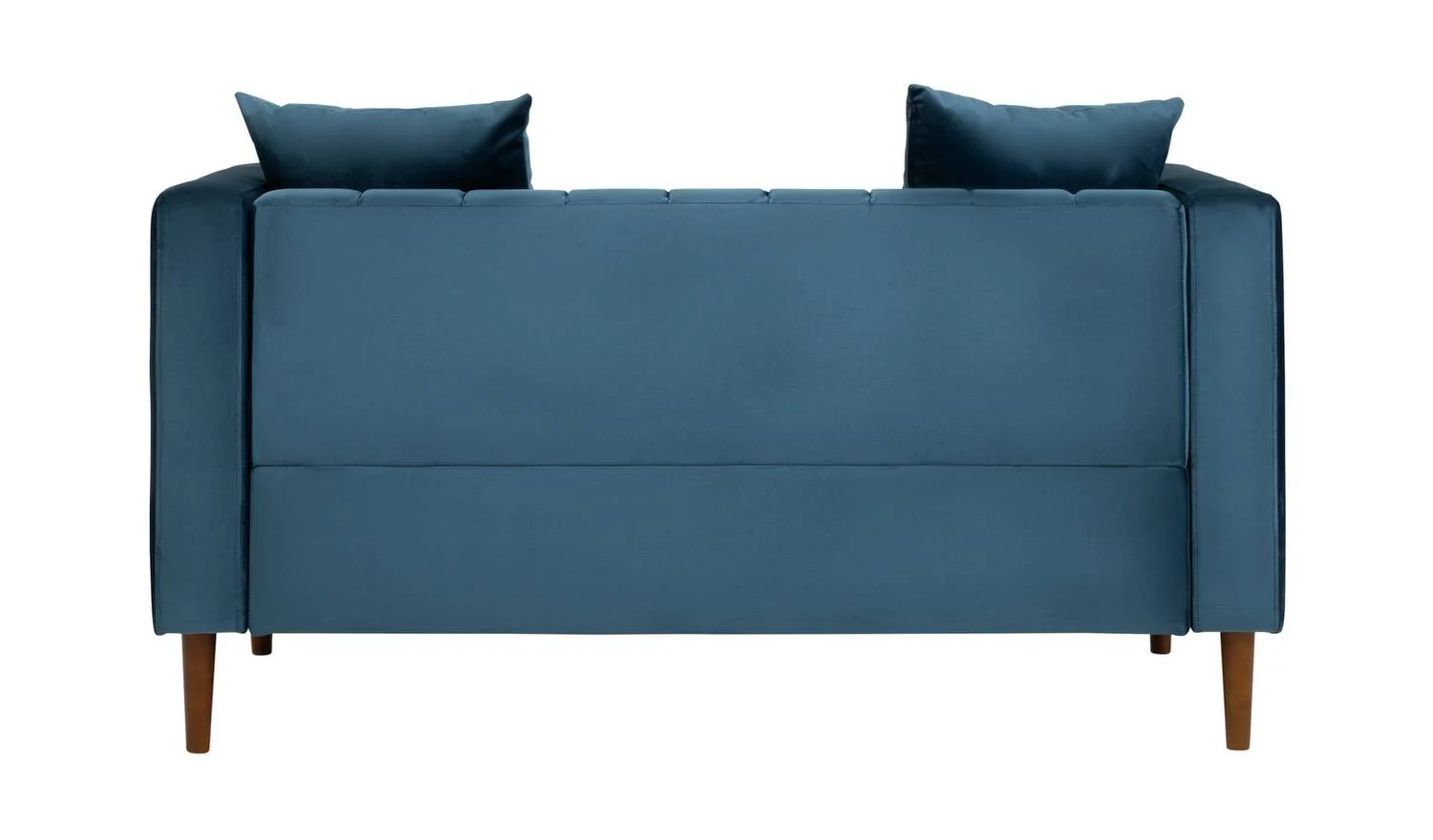 Everly Velvet 2 Seater Sofa - Blue - Image 5