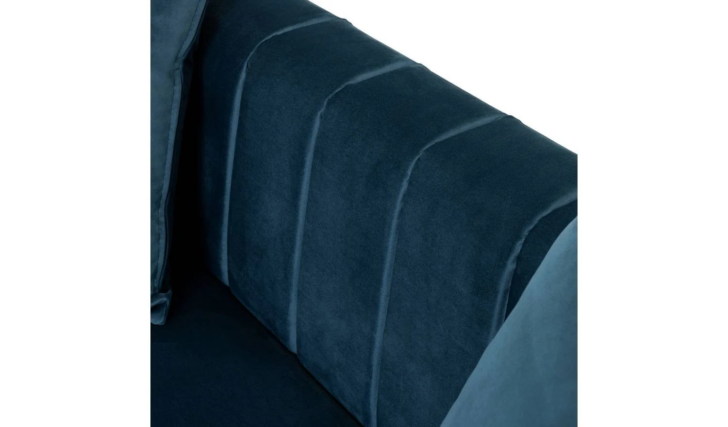Everly Velvet 2 Seater Sofa - Blue - Image 7
