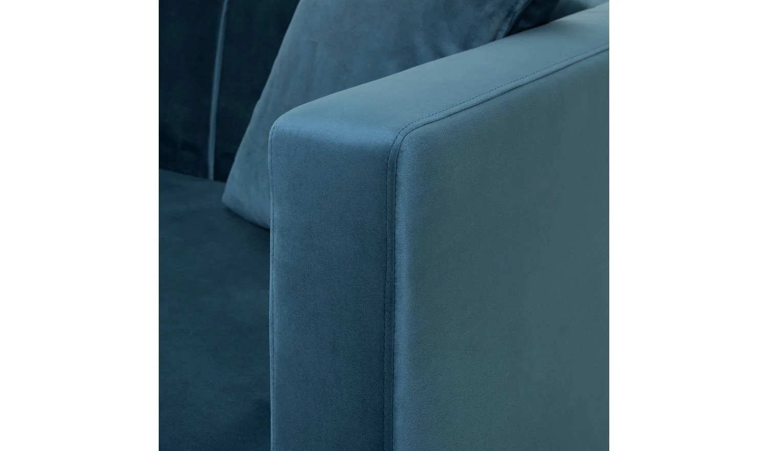 Everly Velvet 2 Seater Sofa - Blue - Image 8