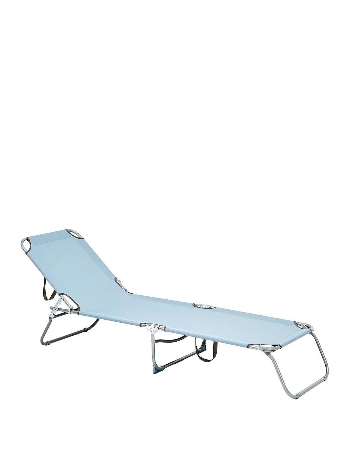 Everyday Hawaii Sunlounger Blue Stylish Comfortable Outdoor Lounge Chair Folding - Image 2
