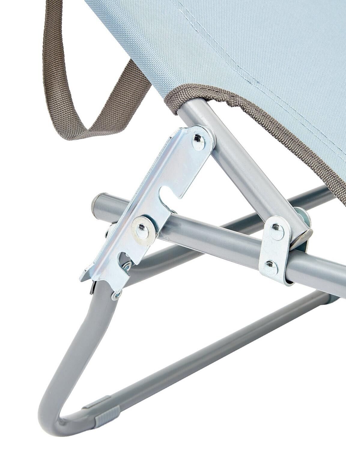 Everyday Hawaii Sunlounger Blue Stylish Comfortable Outdoor Lounge Chair Folding - Image 5