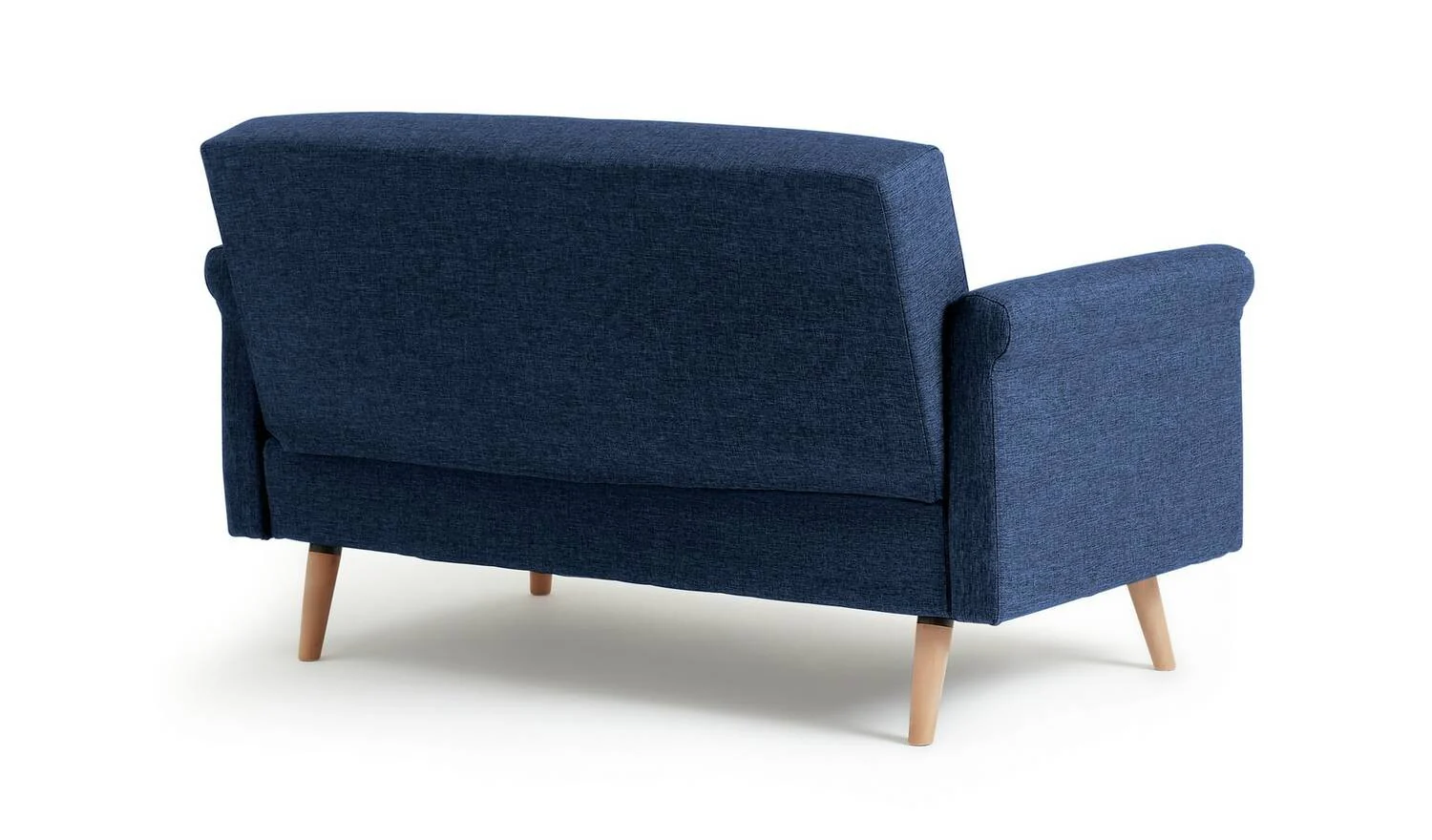 Evie Fabric 2 Seater Sofa Navy Blue Modern Living Room Furniture Comfort - Image 4
