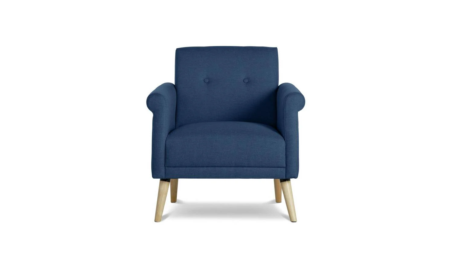 Evie Fabric Armchair in a Box - Navy - Image 3