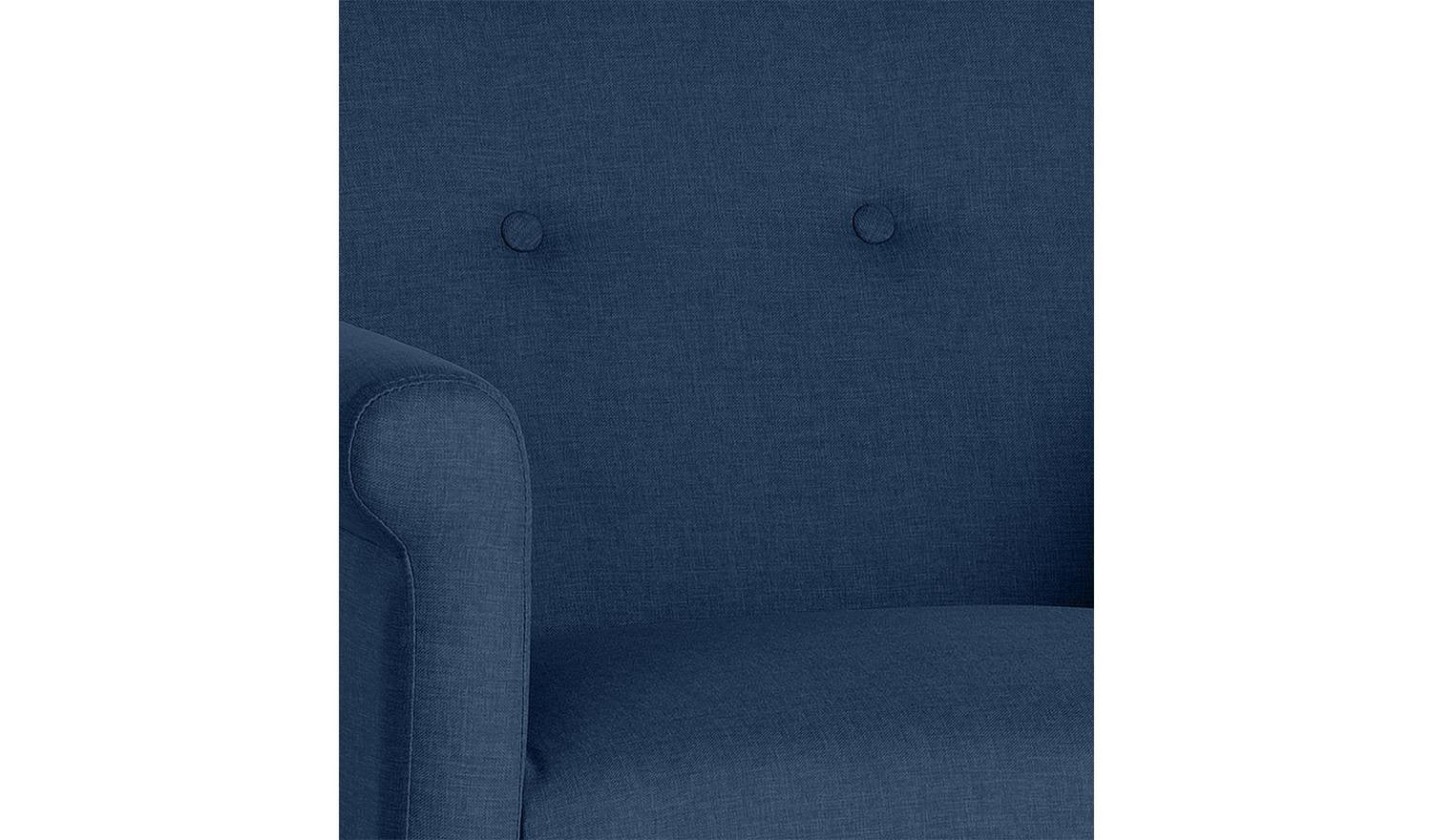 Evie Fabric Armchair in a Box - Navy - Image 6