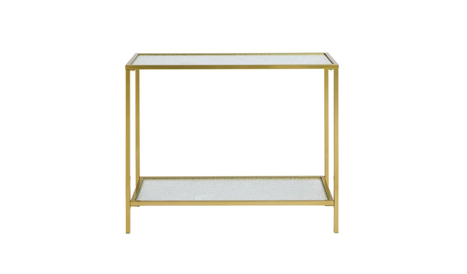 Ezra Console Table Gold Modern Hallway Entryway Furniture Storage - Image 4