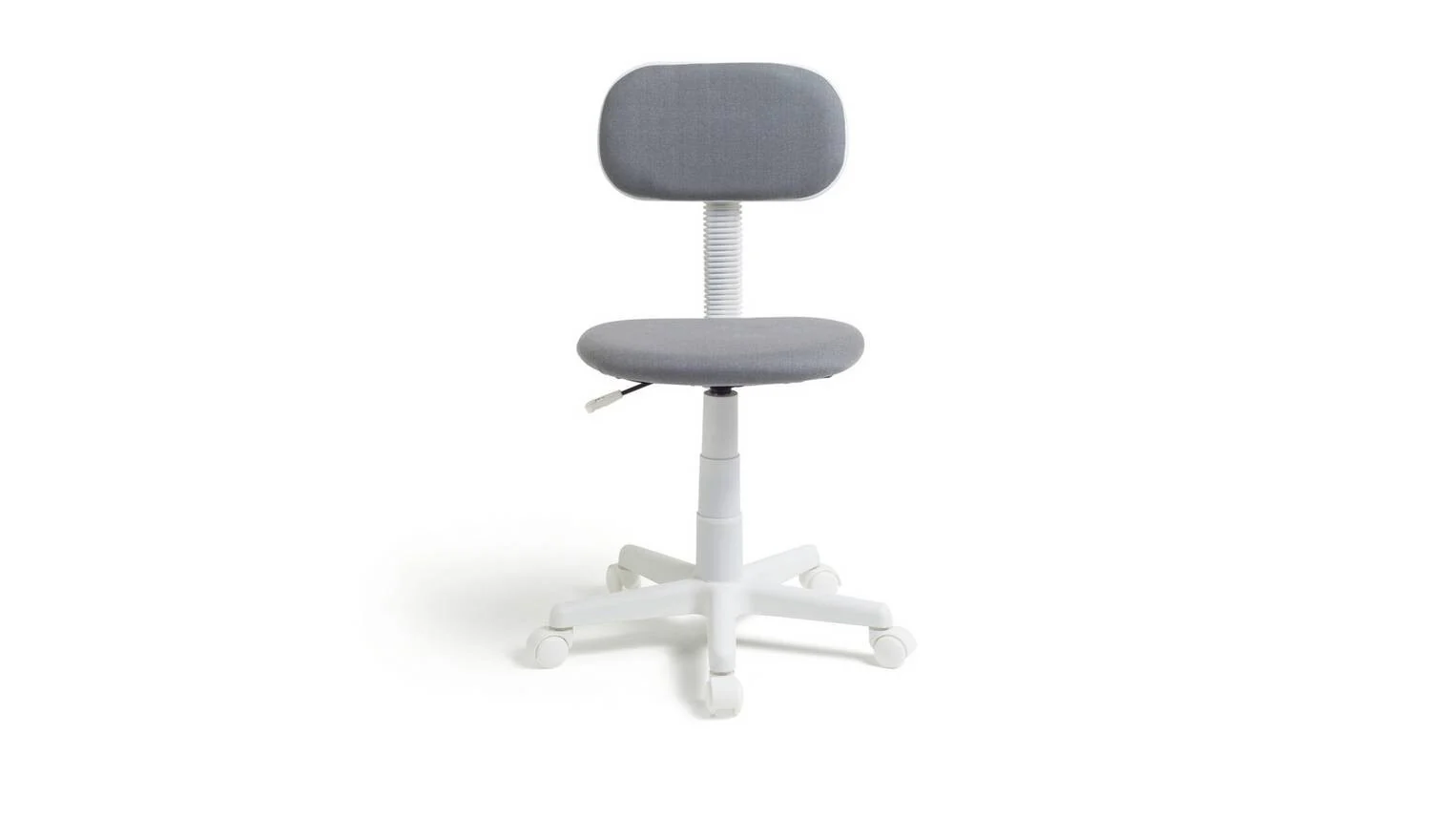 Fabric Office Chair Grey Modern Home Office Furniture Comfortable - Image 3
