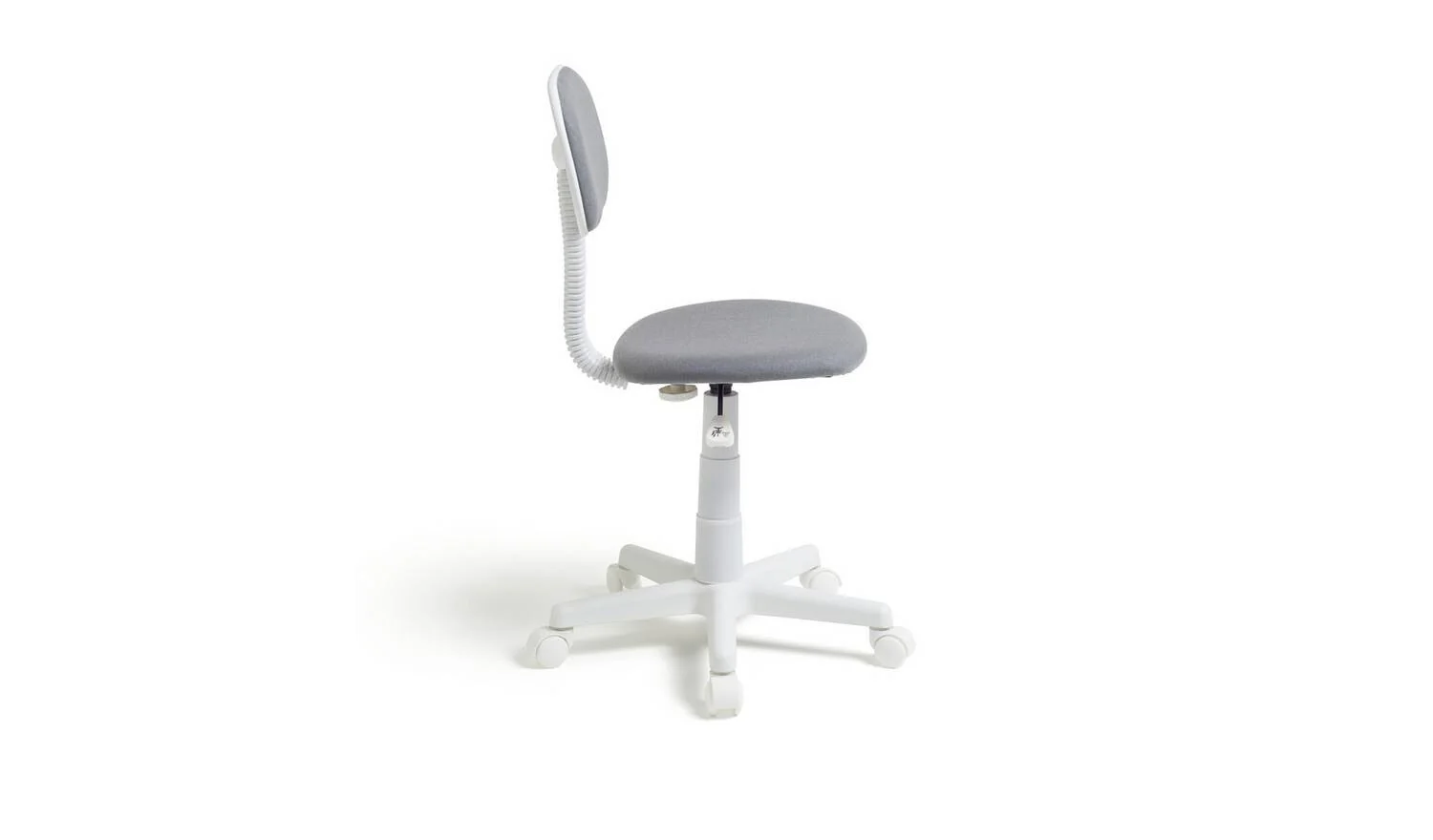 Fabric Office Chair Grey Modern Home Office Furniture Comfortable - Image 4