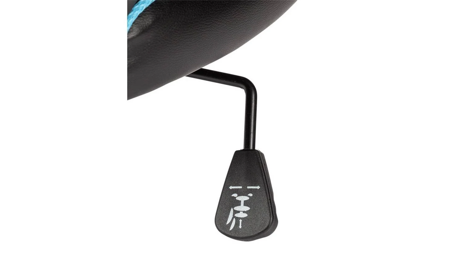 Faux Leather Mid Back Gaming Chair Blue Black For PC Gaming Comfort - Image 5