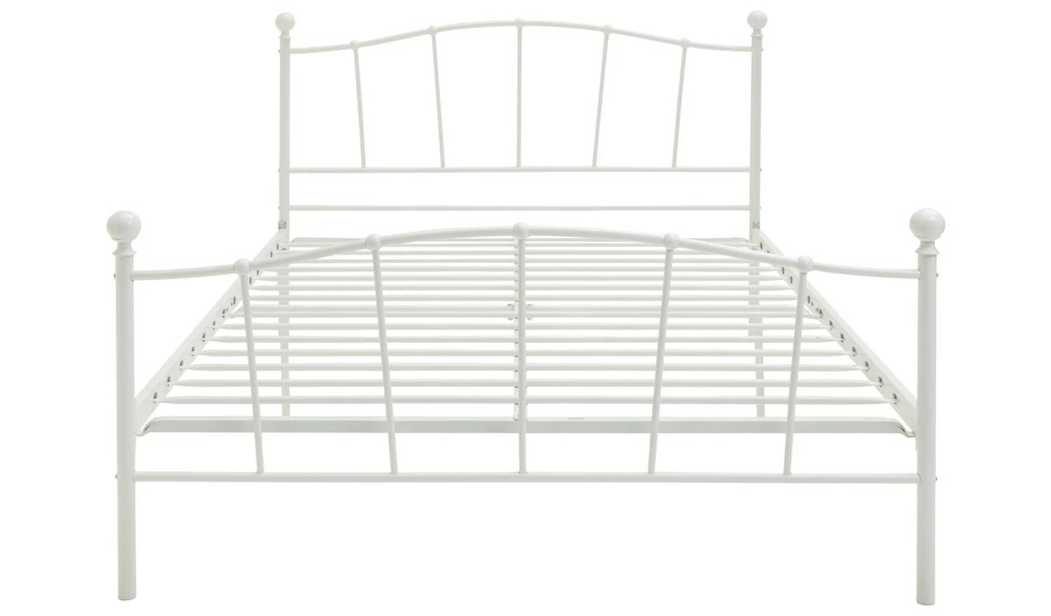 Fleur Double Metal Bed Frame White Easy Assembly Fast Delivery UK - Image 4