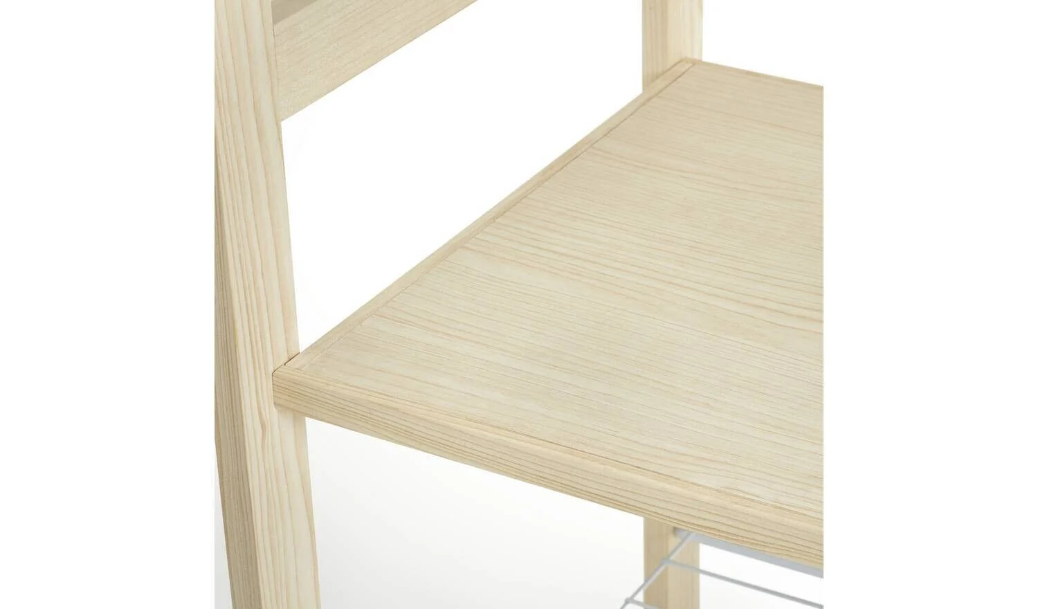 Flicka Open 5 Shelf Wardrobe - Pine - Image 8
