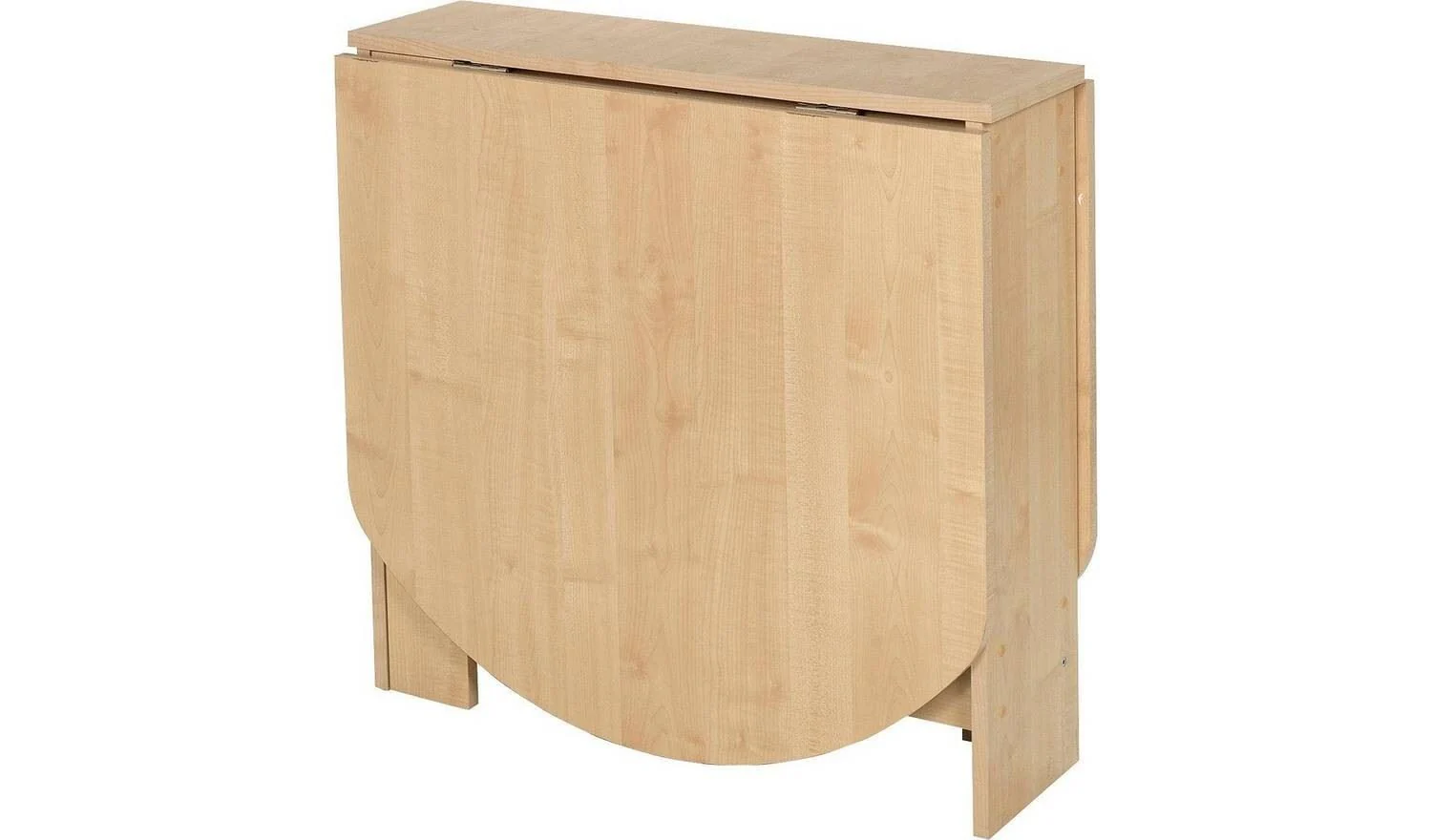Folding 4 - 6 Seater Table Light Oak Effect Extending Design UK - Image 2