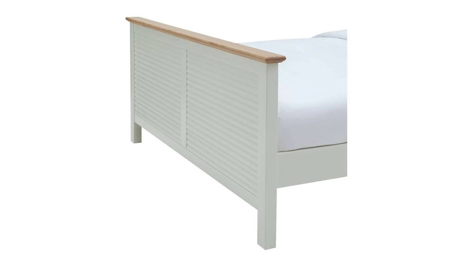 Foxlands Kingsize Bed Frame Two Tone Sturdy and Elegant Bedroom Furniture - Image 5
