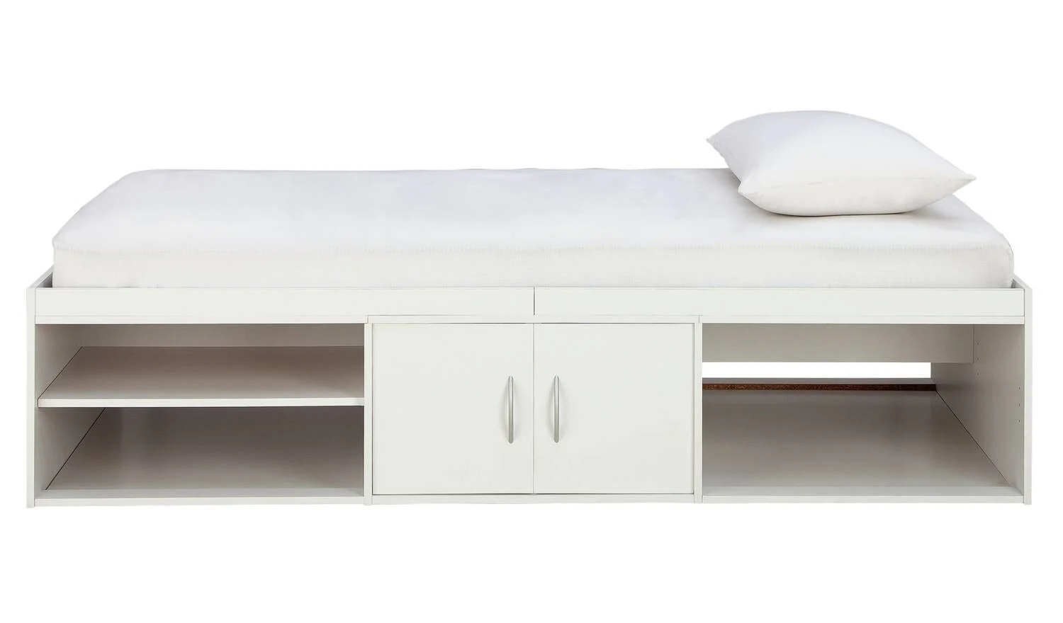 Freddie Storage Cabin Bed White Kids Childrens Bedroom Furniture - Image 4