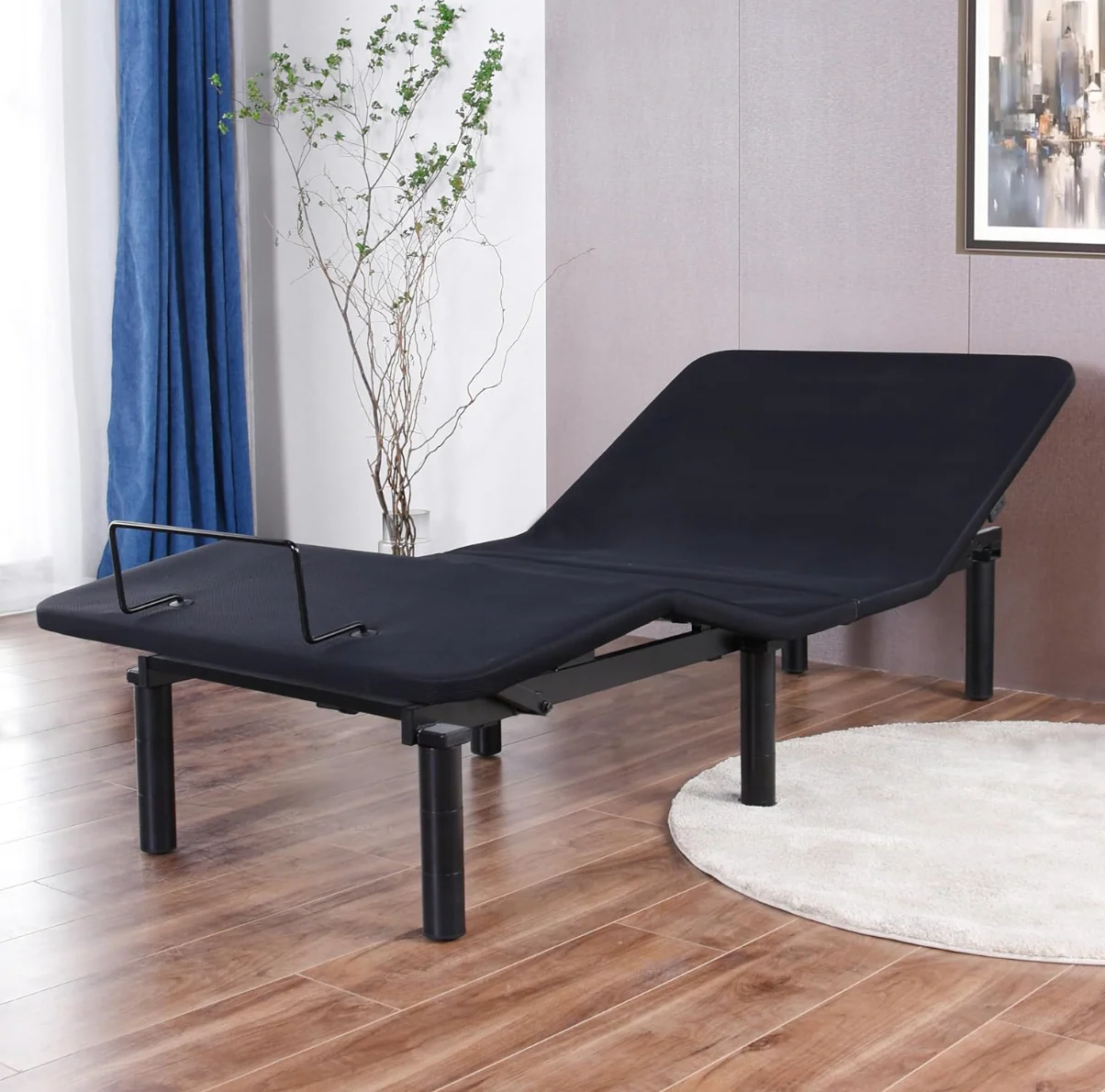 Fromann Adjustable Twin XL Bed Base Frame with Wireless Remote,USB Ports - Image 6