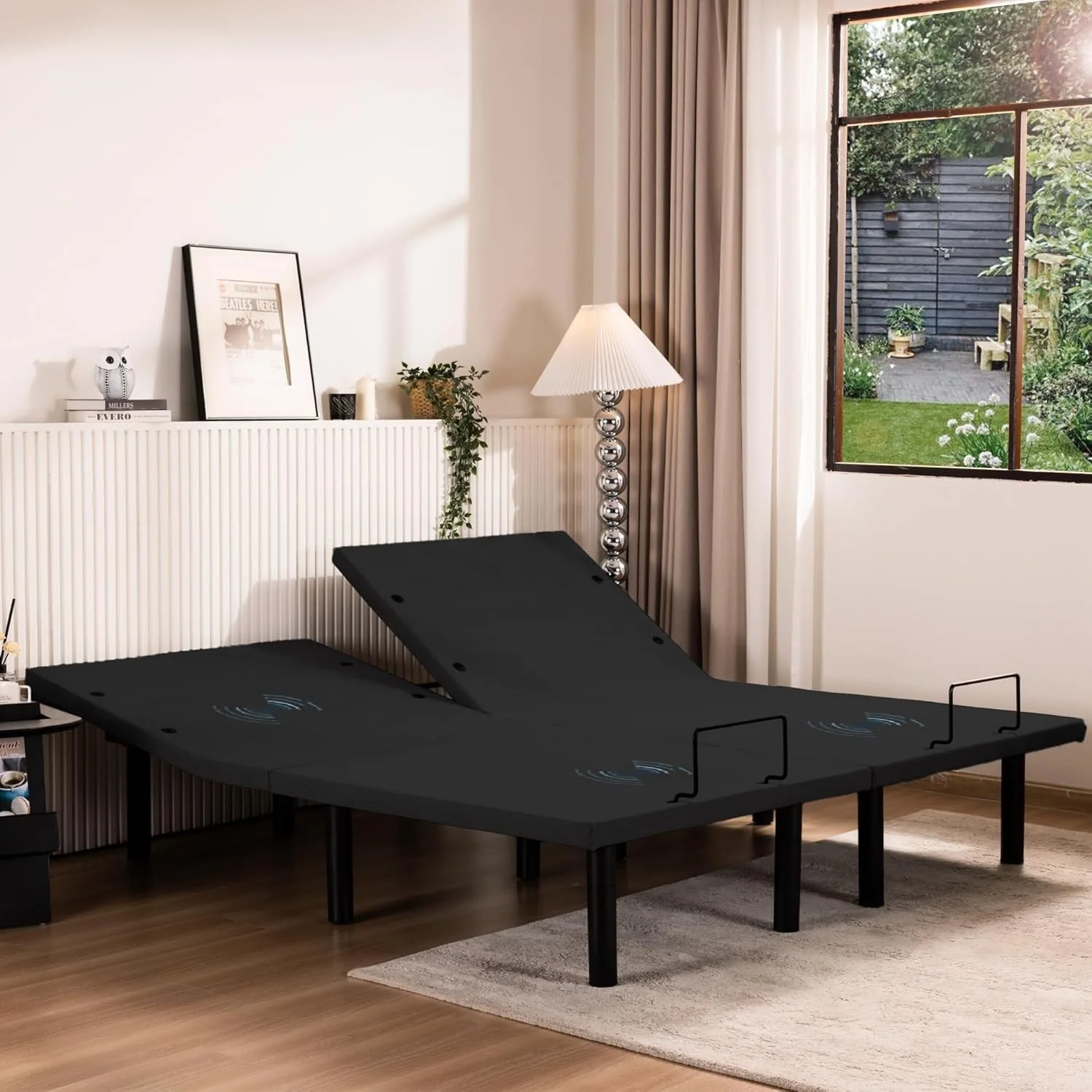 Fromann Adjustable Twin XXL Bed Base Frame with Wireless Remote,USB Ports - Image 5
