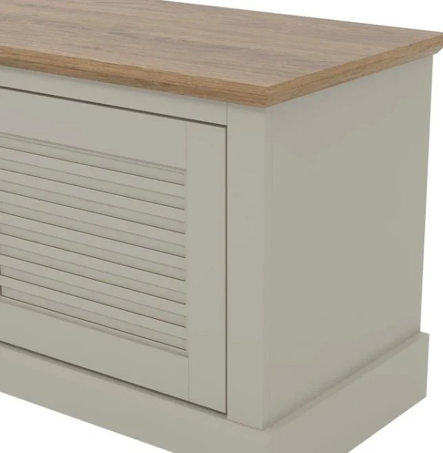 Galano Milan Wide TV Stand 150cm Light Grey Oak For Living Room - Image 7