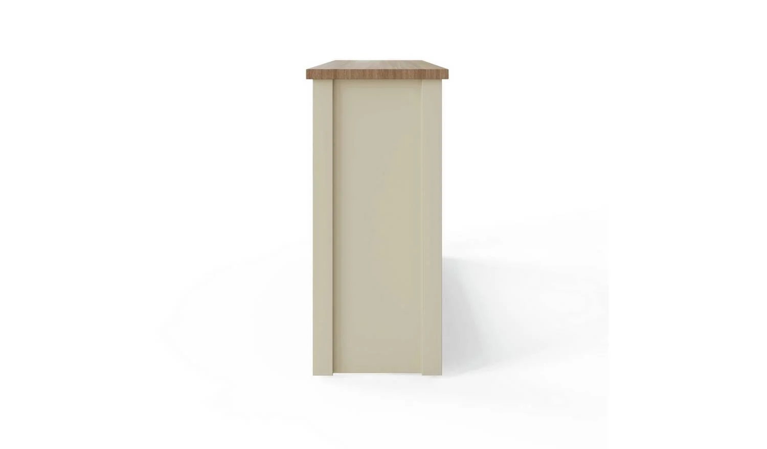 GFW Lancaster 2 Drawer Console Table Cream Country Cottage Style - Image 6