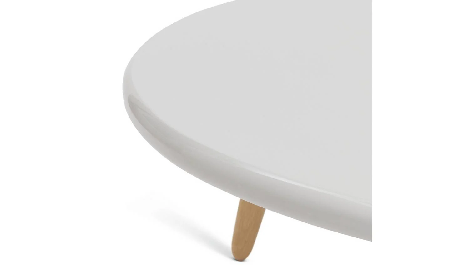 60 Yumemi Round Coffee Table by Felix Conran Grey Contemporary Design - Image 6