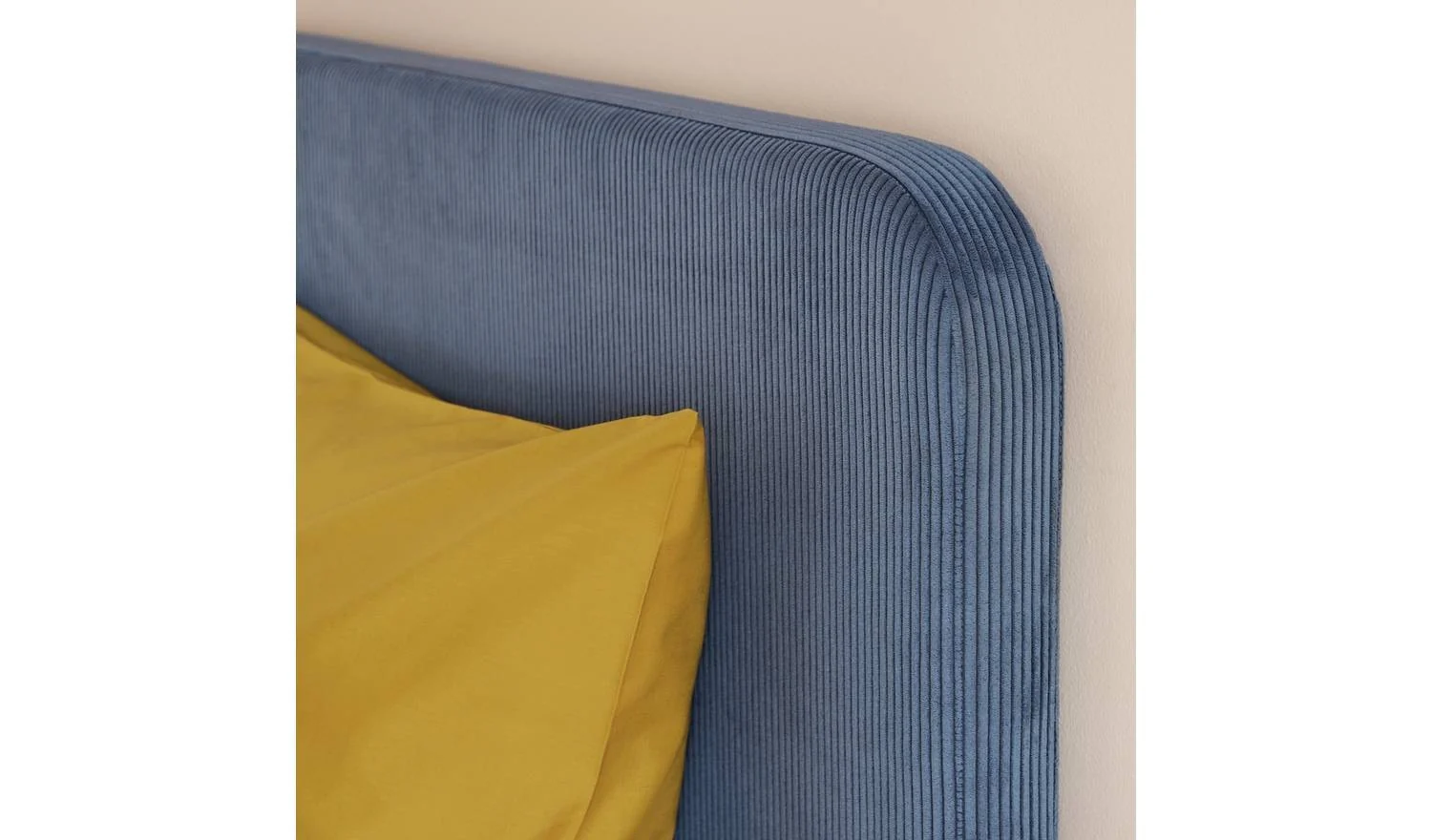 Arden Single Fabric Bed Frame Blue Kids Childrens Bedroom Furniture - Image 3