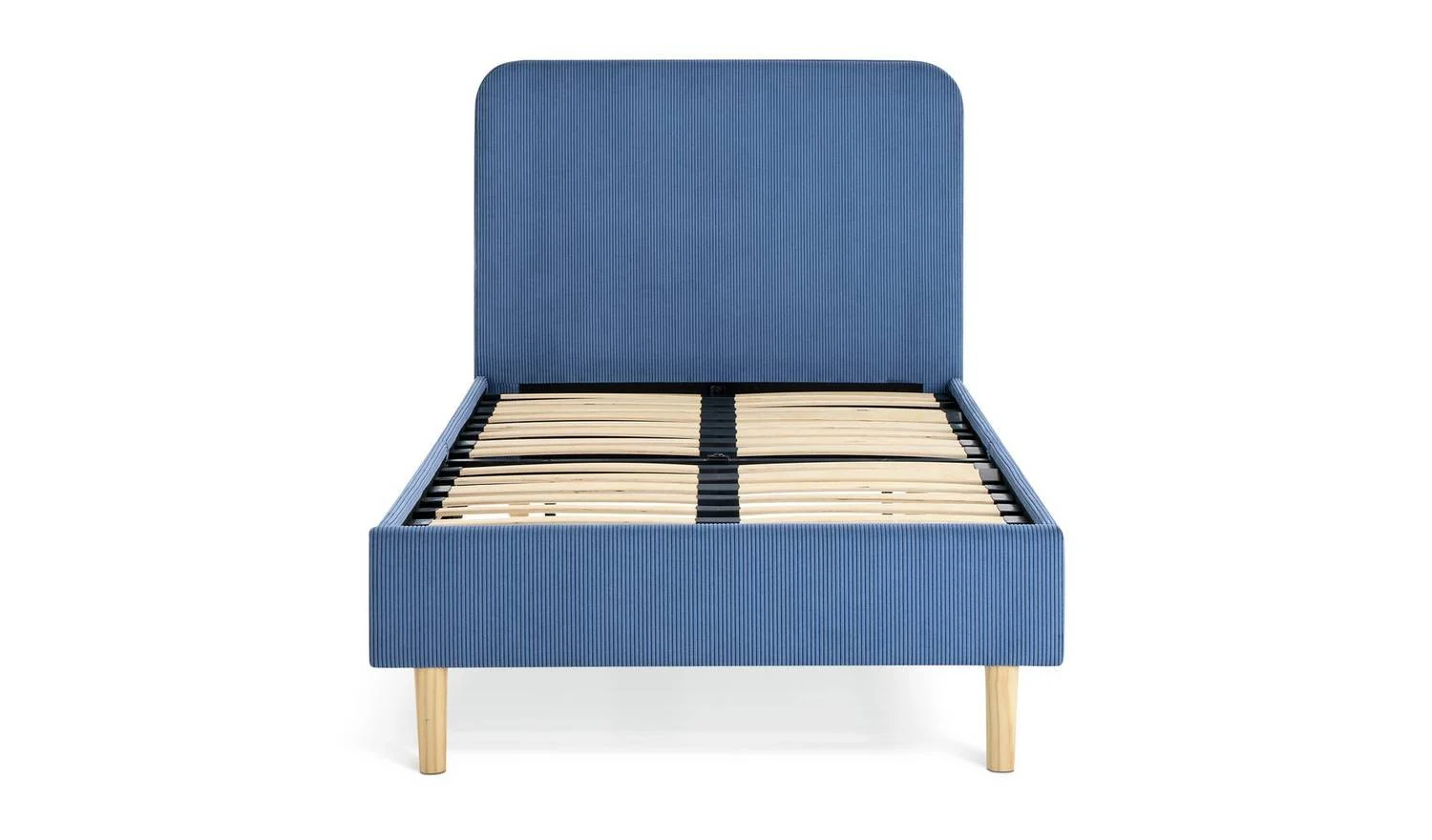Arden Single Fabric Bed Frame Blue Kids Childrens Bedroom Furniture - Image 5